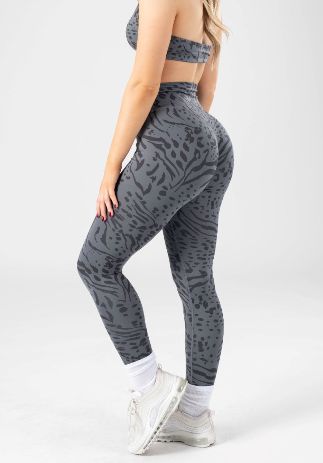 Reluna Original Sculptseam Legging Grey Tiger Leggings/Joggers Paragon Fitwear 