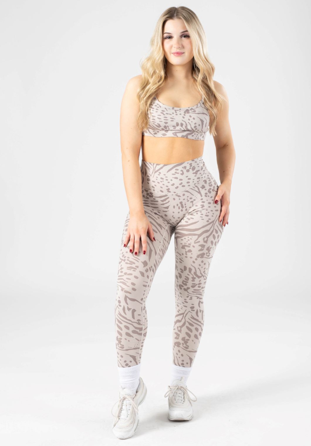 Reluna Original Sculptseam Legging Snow Leopard Leggings/Joggers Paragon Fitwear 