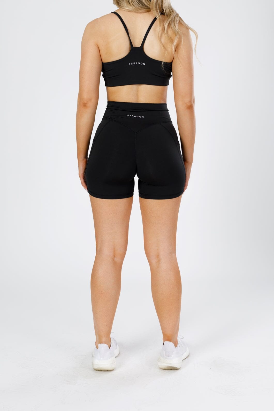 Reluna Sculptseam Pocket Short Black Shorts Paragon Fitwear 