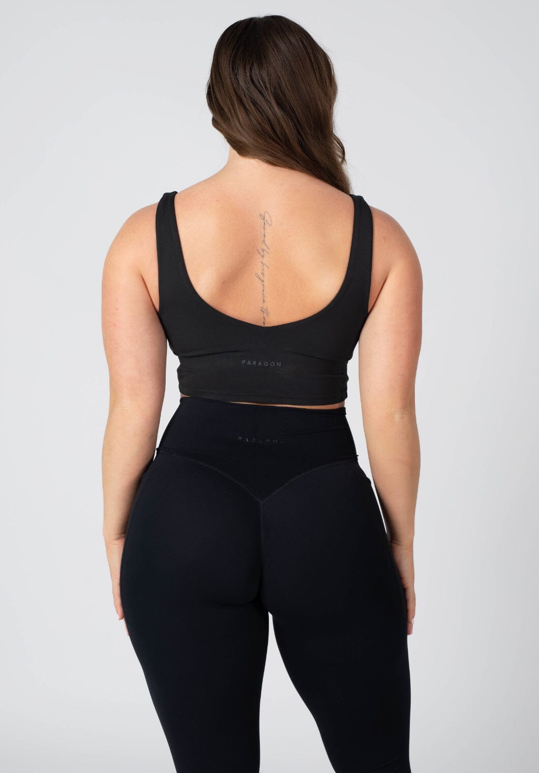 Reluna™ V Brami Black Sports Bras Paragon Fitwear 