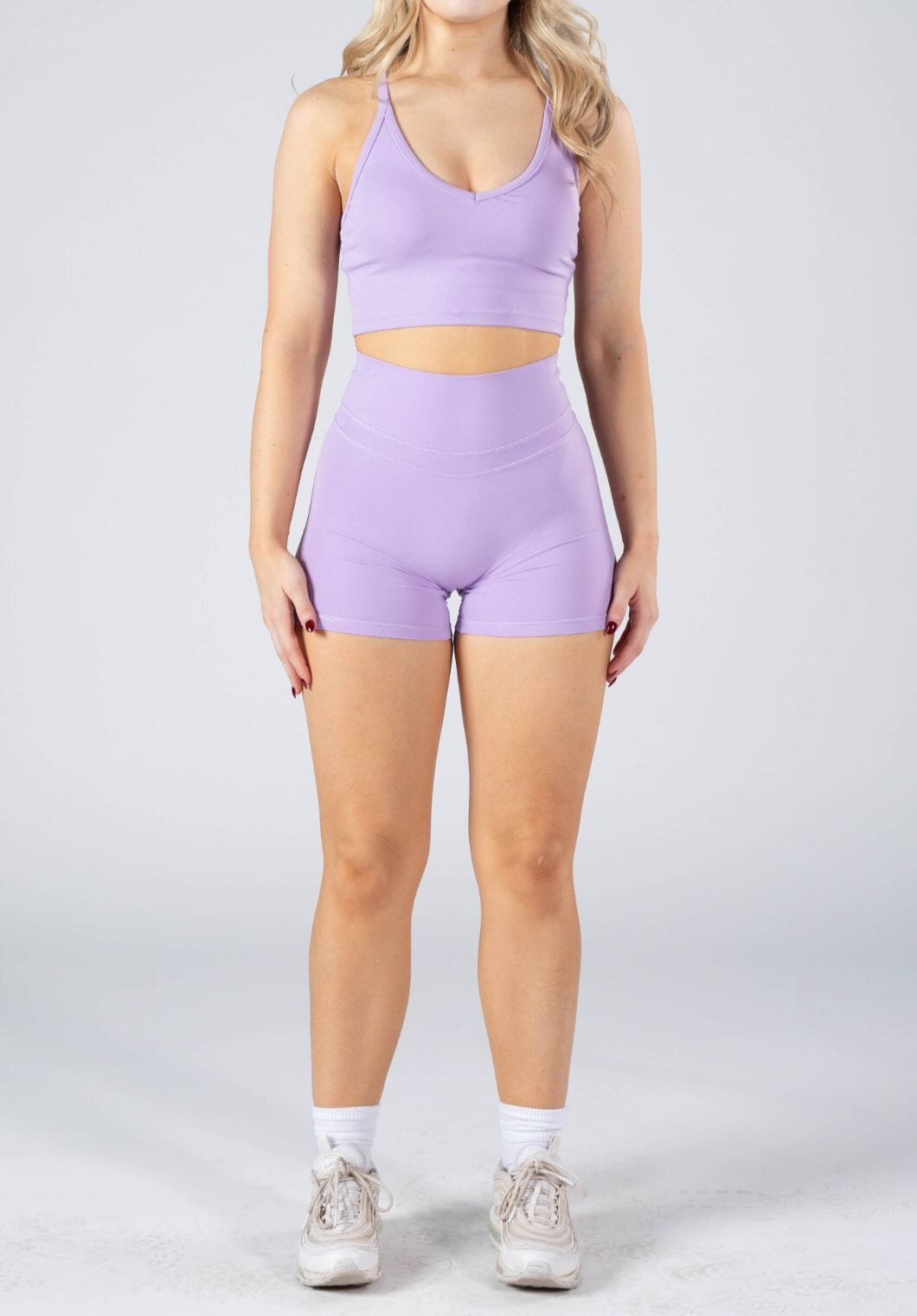 RecStretch™ Levitate Sculptseam Plus™ Short Violet Sky Shorts Paragon Fitwear 