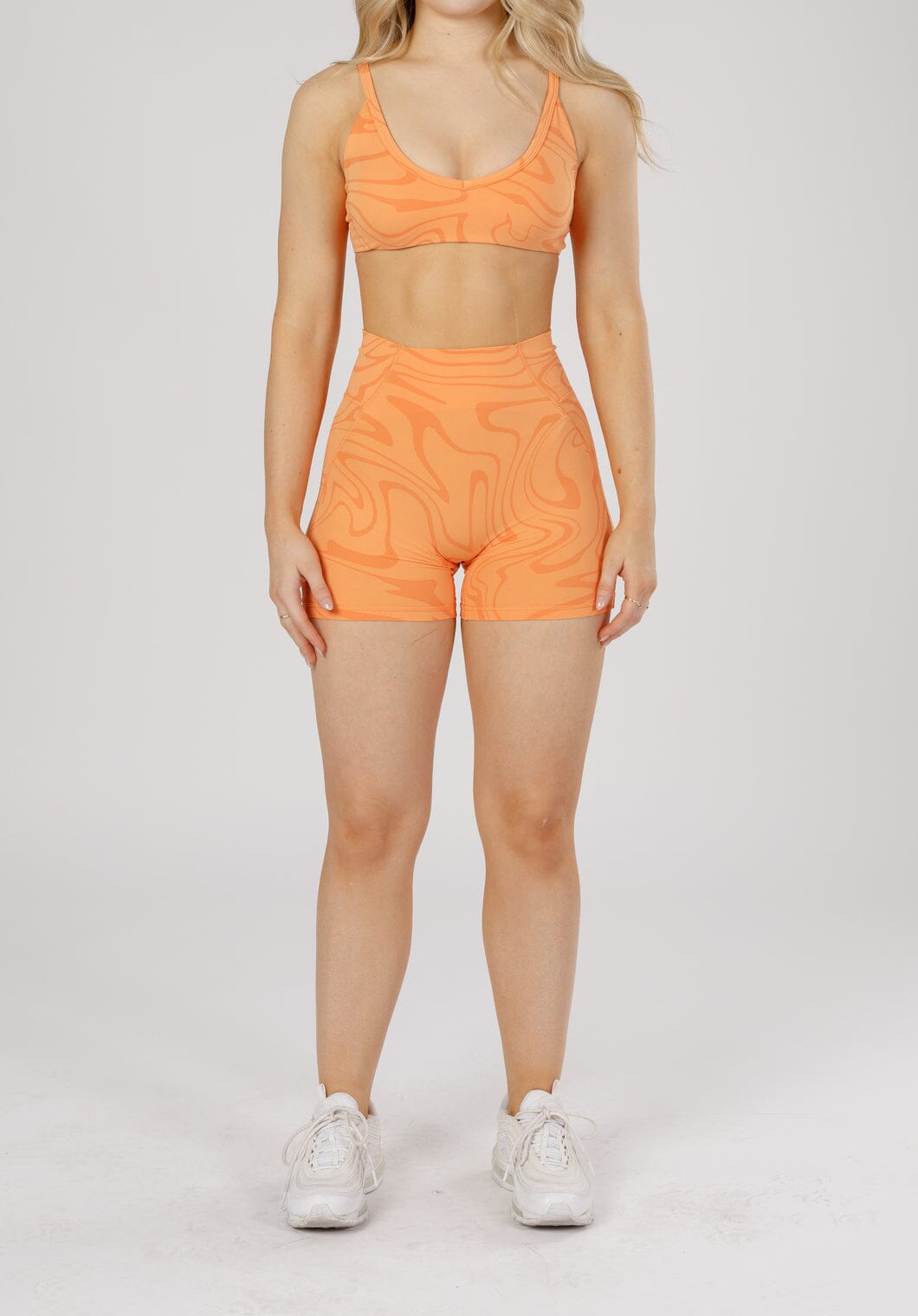 RecStretch DesB High Flow Sculptseam Plus Short Creamsicle Shorts Paragon Fitwear 