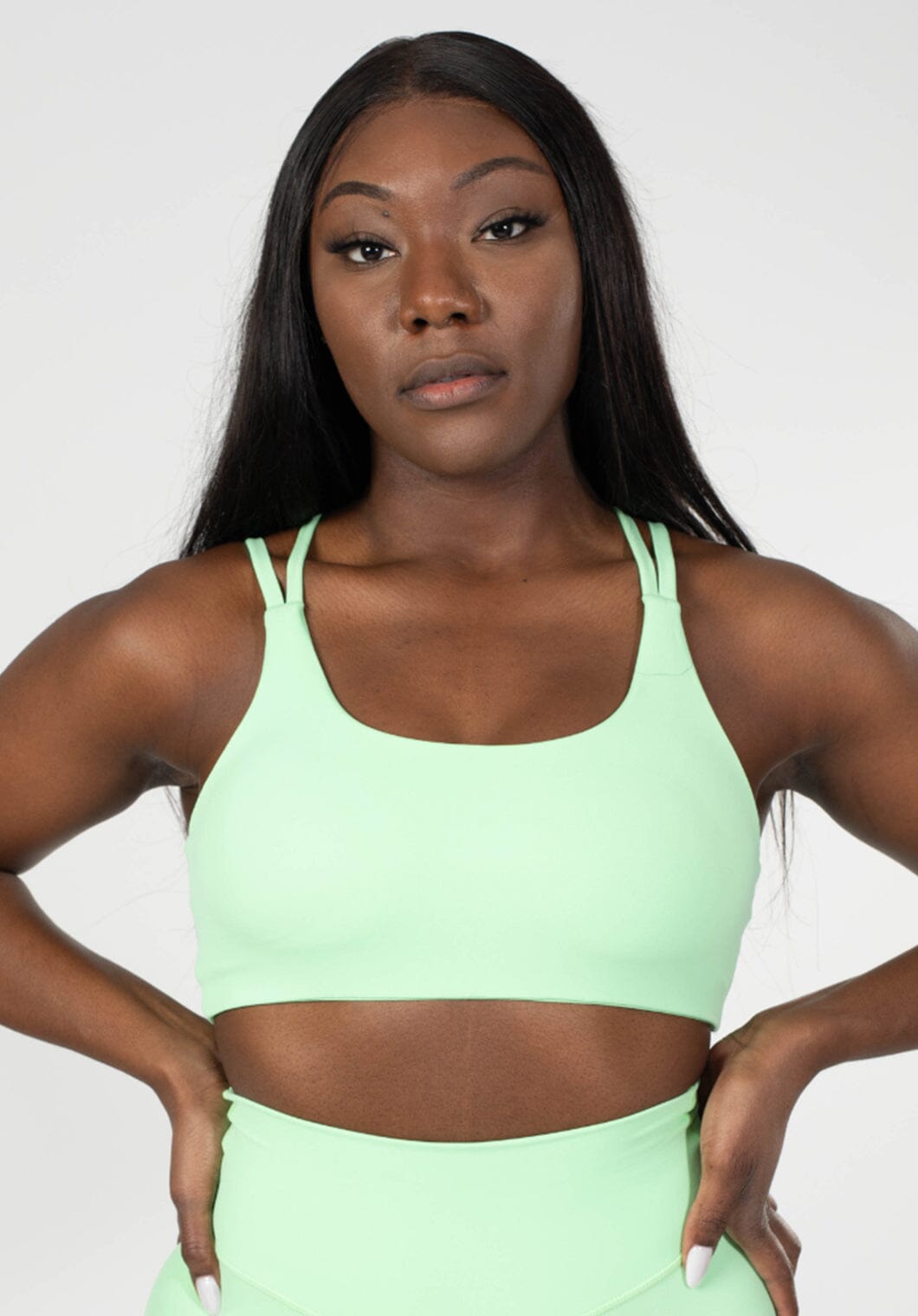 RecStretch Radiate Bra Mint Chip Sports Bras Paragon Fitwear 