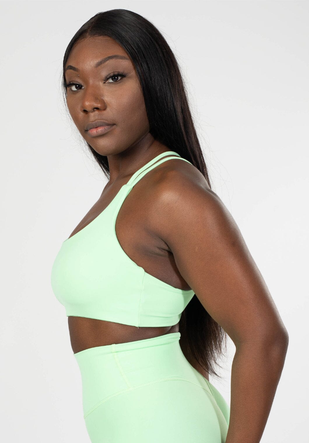 RecStretch Radiate Bra Mint Chip Sports Bras Paragon Fitwear 