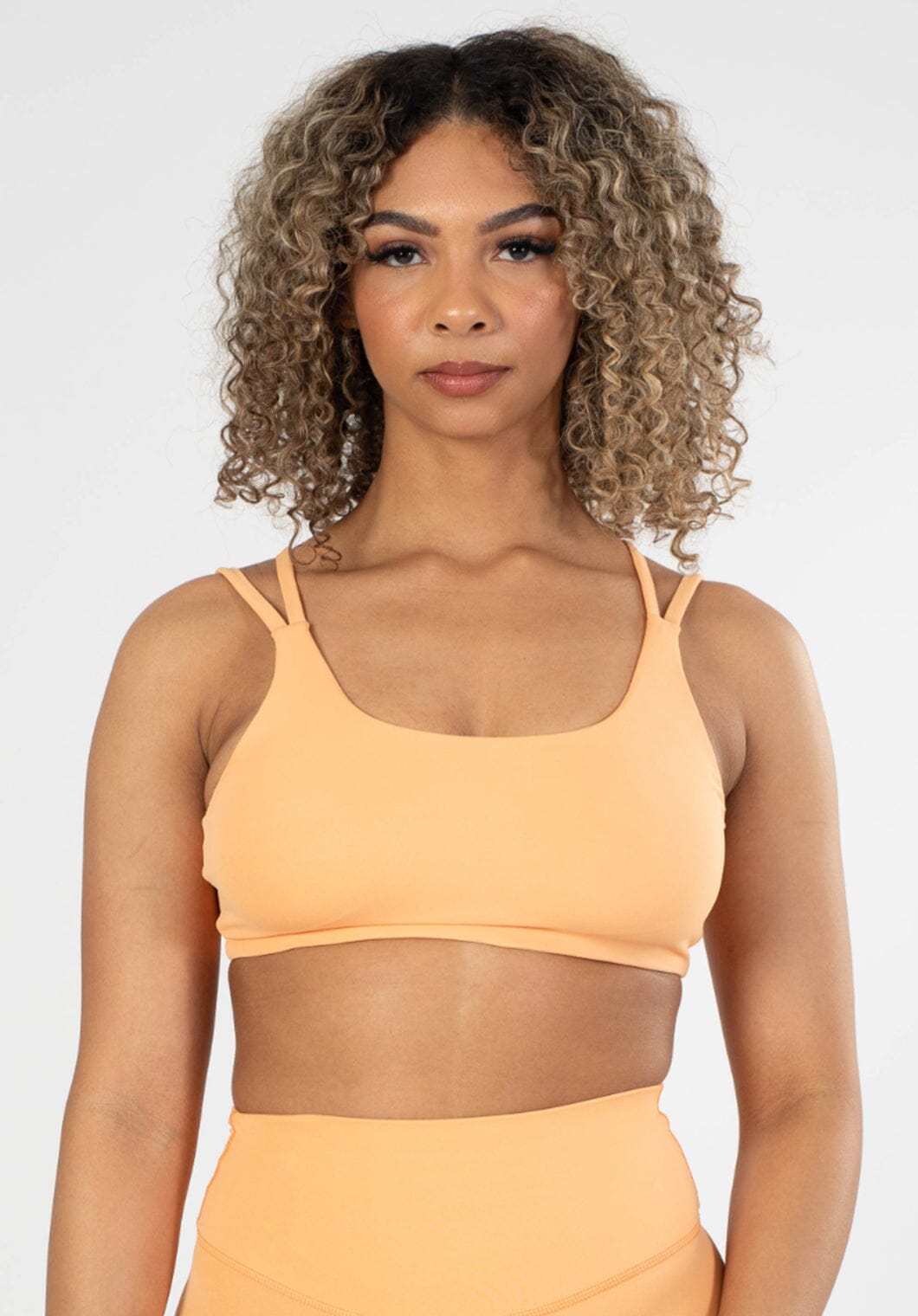 RecStretch Radiate Bra Orangesicle Sports Bras Paragon Fitwear 