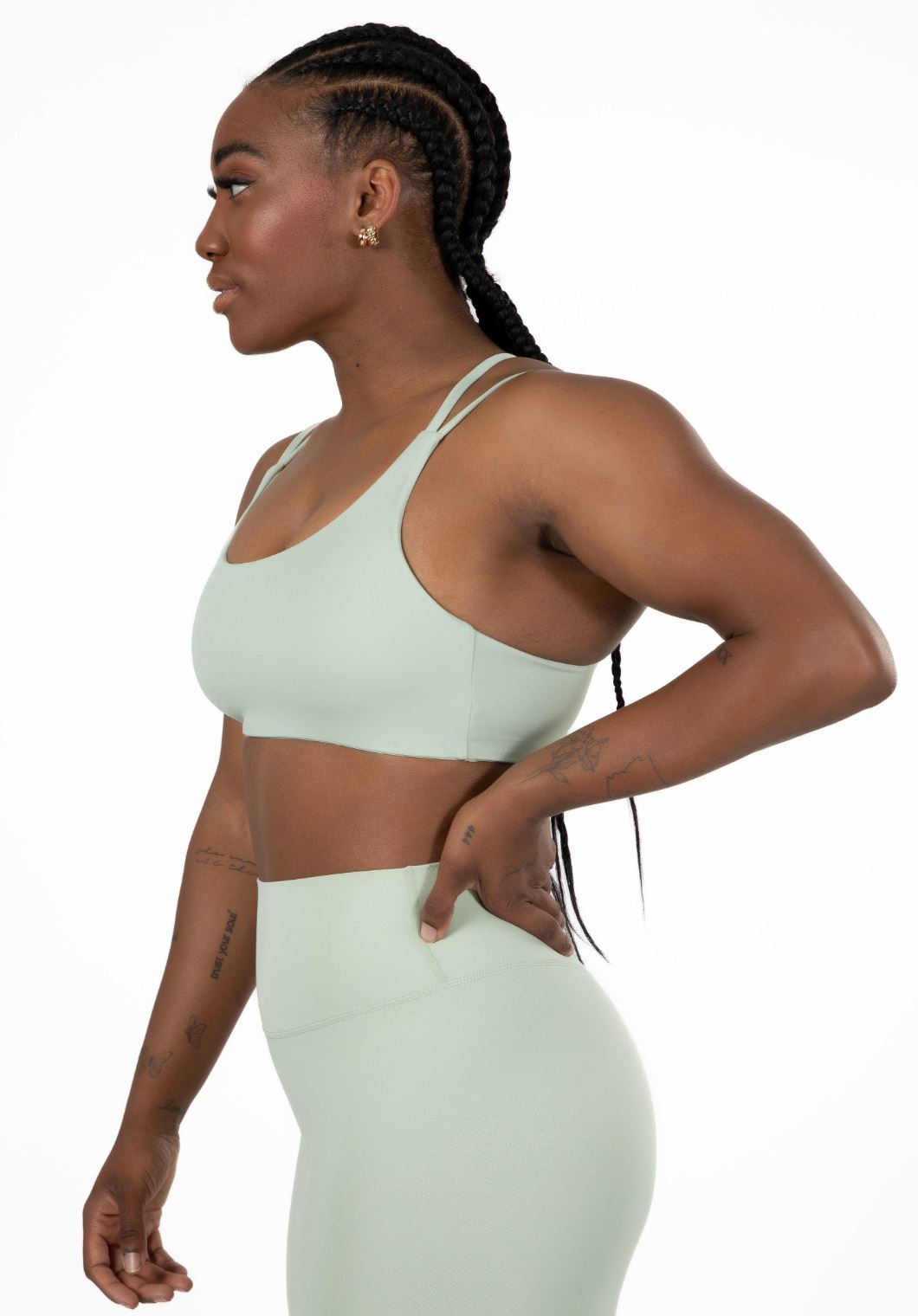 RecStretch Radiate Bra Sage Sports Bras Paragon Fitwear 