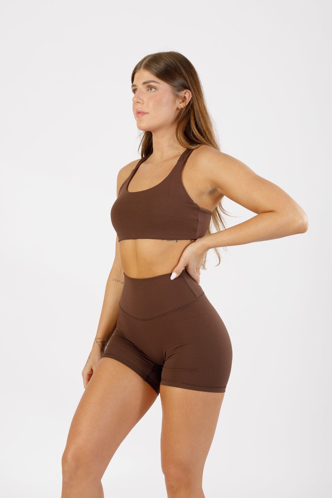 RecStretch Radiate Bra Walnut Sports Bras Paragon Fitwear 