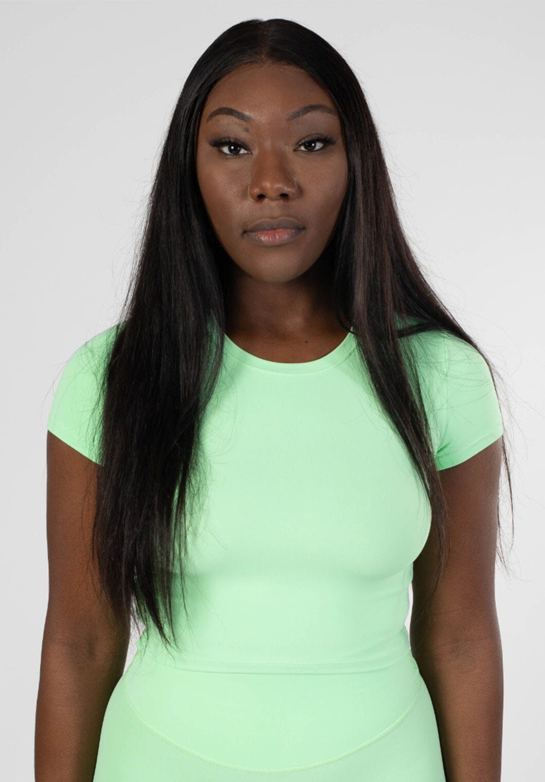 RecStretch Short Sleeve Crop Mint Chip Tops/Tanks Paragon Fitwear 