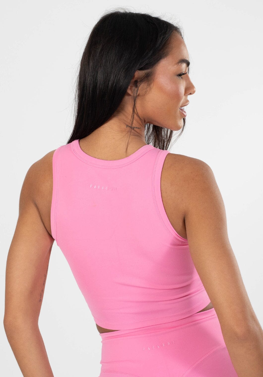 RecStretch™ Classic Crop Bubble Gum Tops/Tanks Paragon Fitwear 