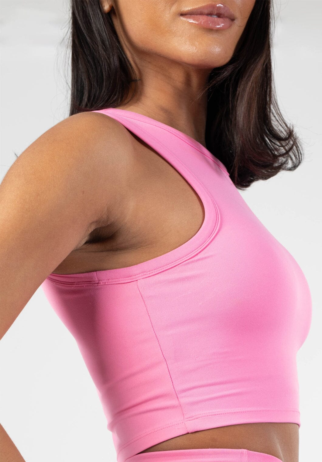 RecStretch™ Classic Crop Bubble Gum Tops/Tanks Paragon Fitwear 