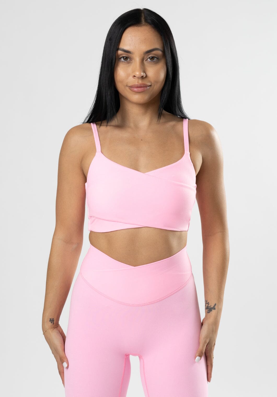 AirSilk Wrap Bra Flamingo Sports Bras Paragon Fitwear 