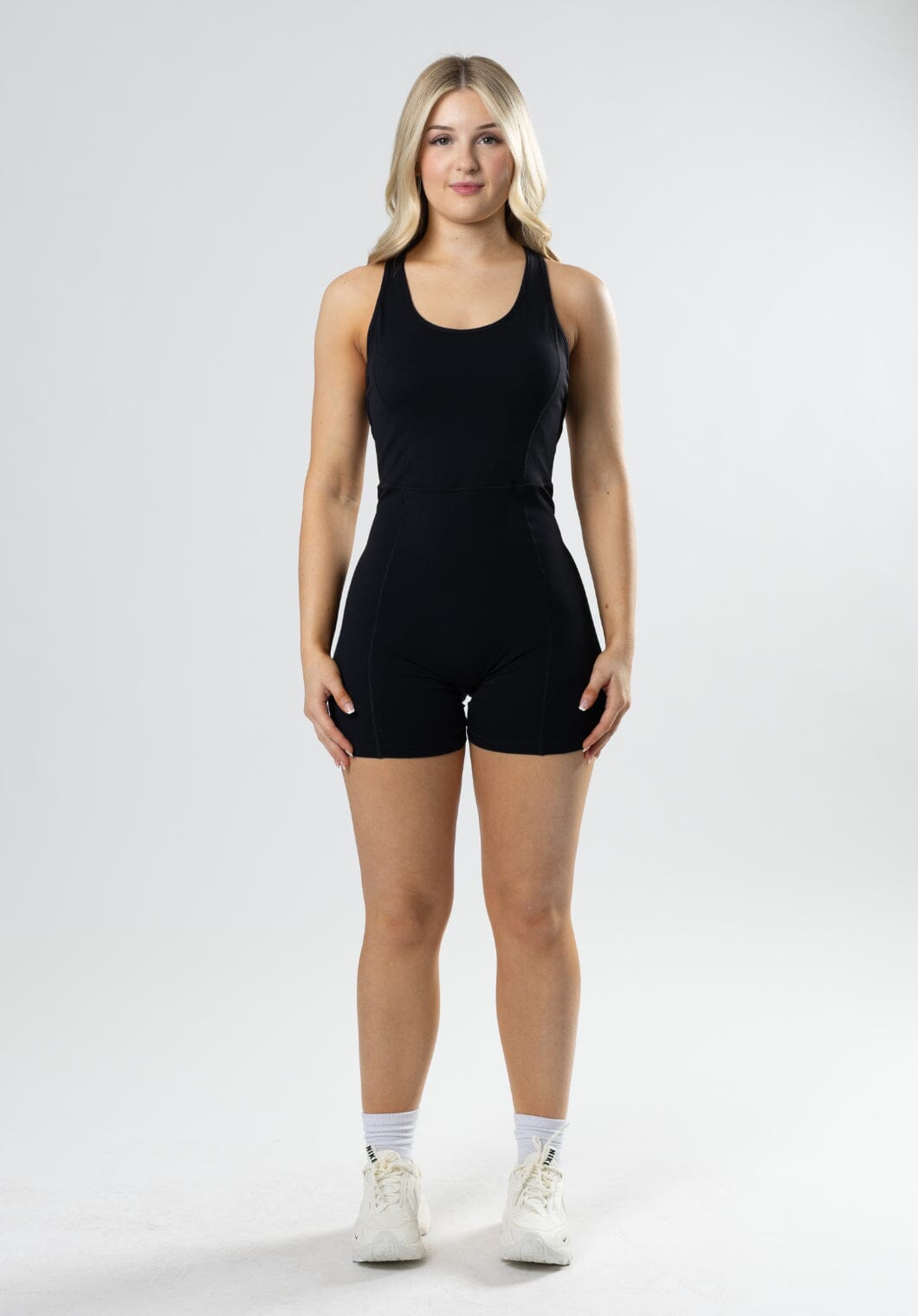 RecStretch Define Sculptseam™ Shortsuit Black Shortsuit Paragon Fitwear 