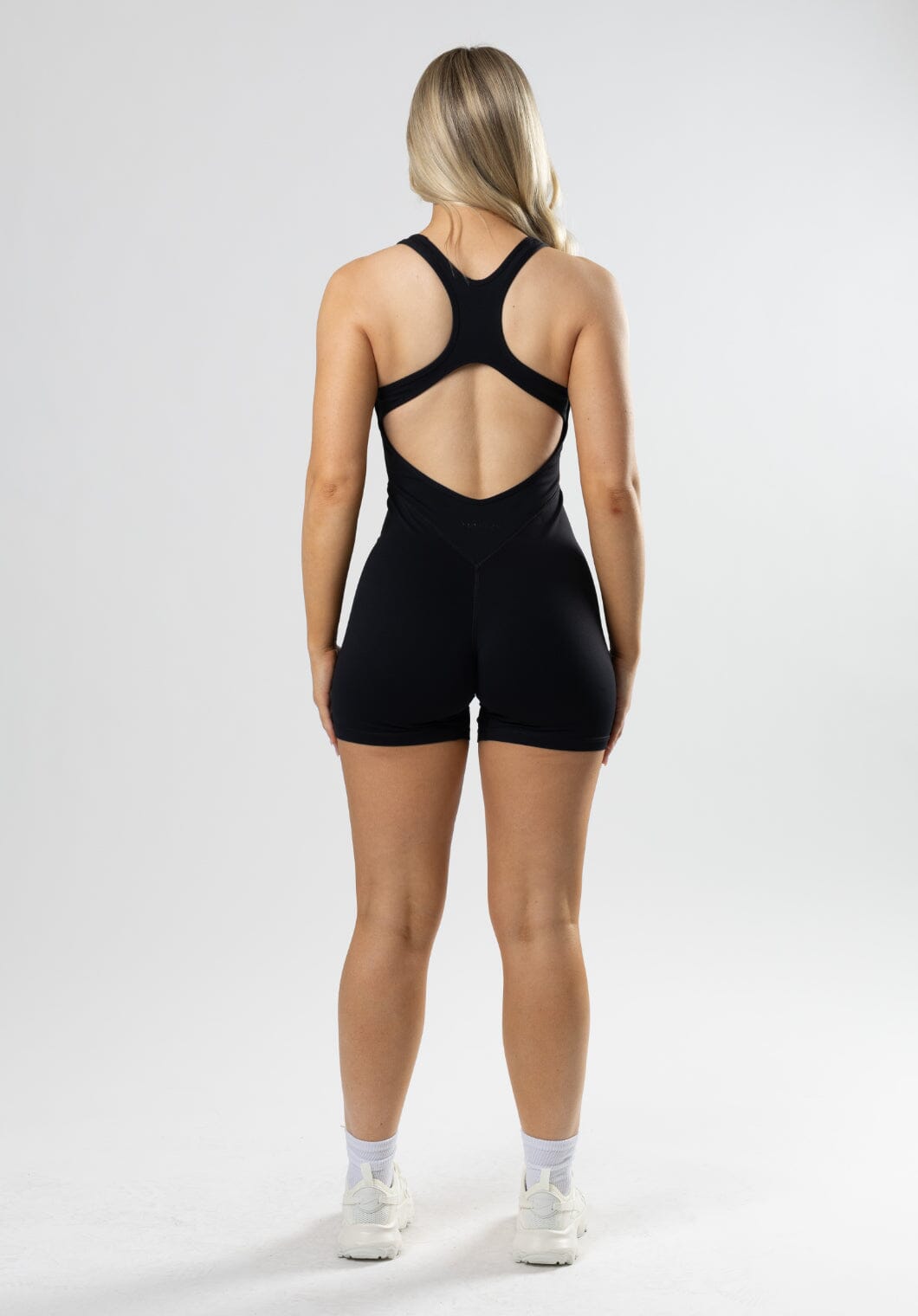 RecStretch Define Sculptseam™ Shortsuit Black Shortsuit Paragon Fitwear 