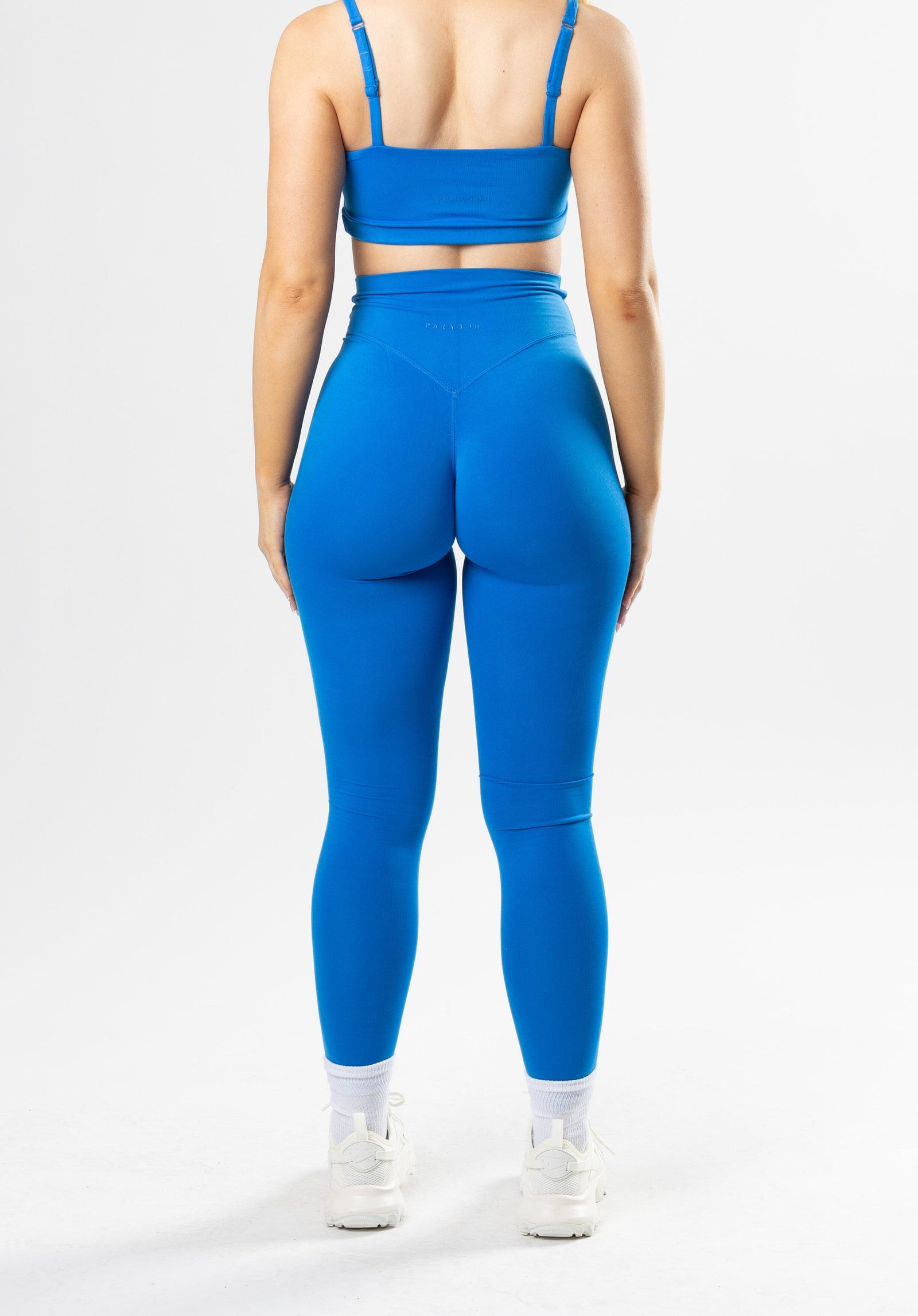 AirSilk Crossover Sculptseam™ Legging Blue Lagoon Leggings/Joggers Paragon Fitwear 