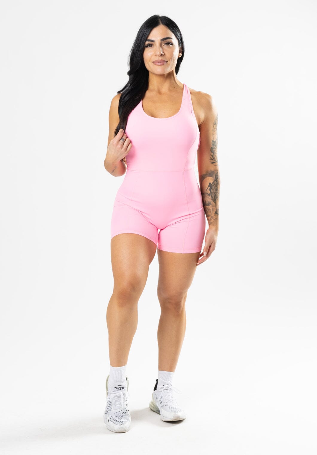 RecStretch Define Sculptseam™ Shortsuit Flamingo Shortsuit Paragon Fitwear 