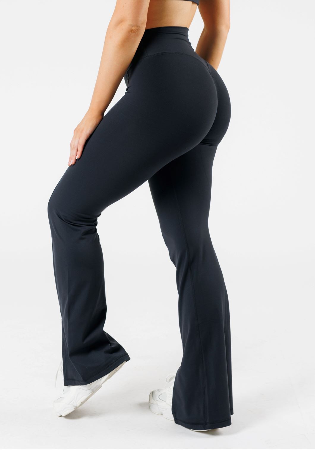 FormLux Original Sculptseam™ Plus Flare Legging 32" Black Leggings/Joggers Paragon Fitwear 