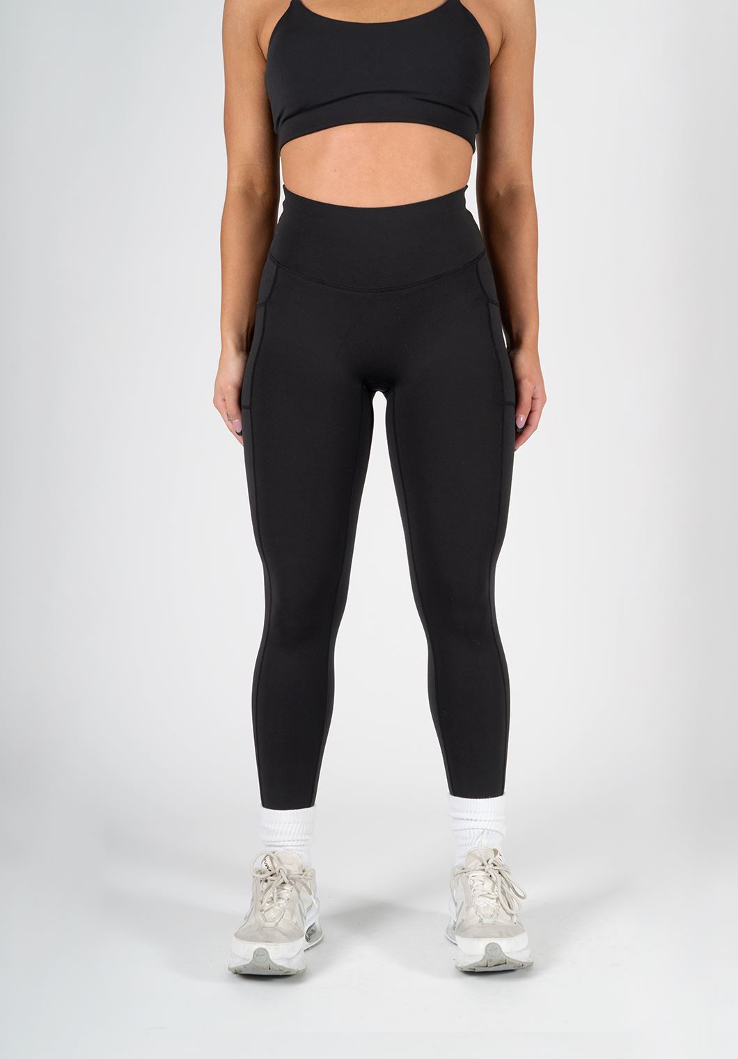 Sculptseam Naked Pocket Legging Black 24" Leggings/Joggers Paragon Fitwear 