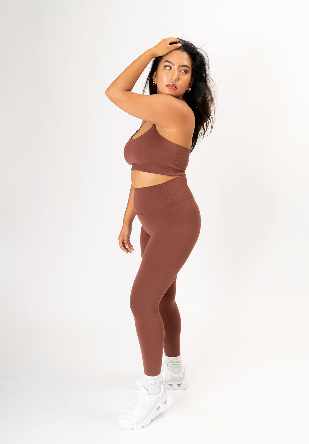 High Rise Naked Legging 25" Tobacco Leggings/Joggers Paragon Fitwear 