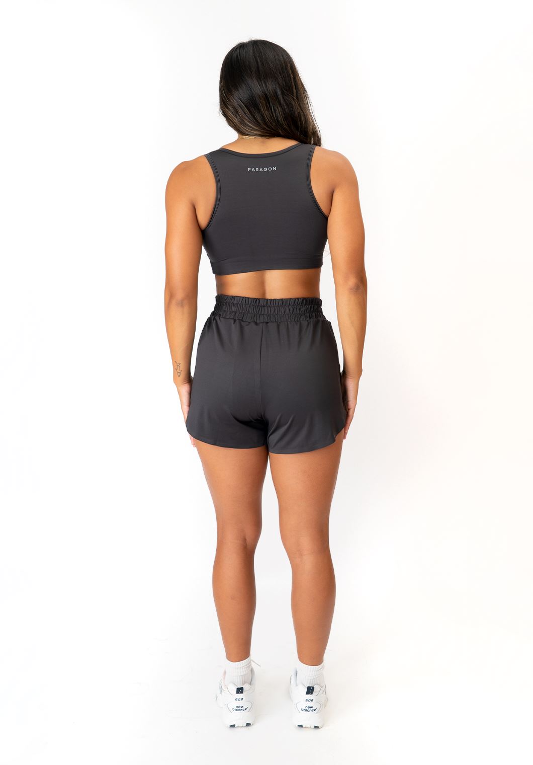 FeatherKnit Track Short 3.5" Black Shorts Paragon Fitwear 