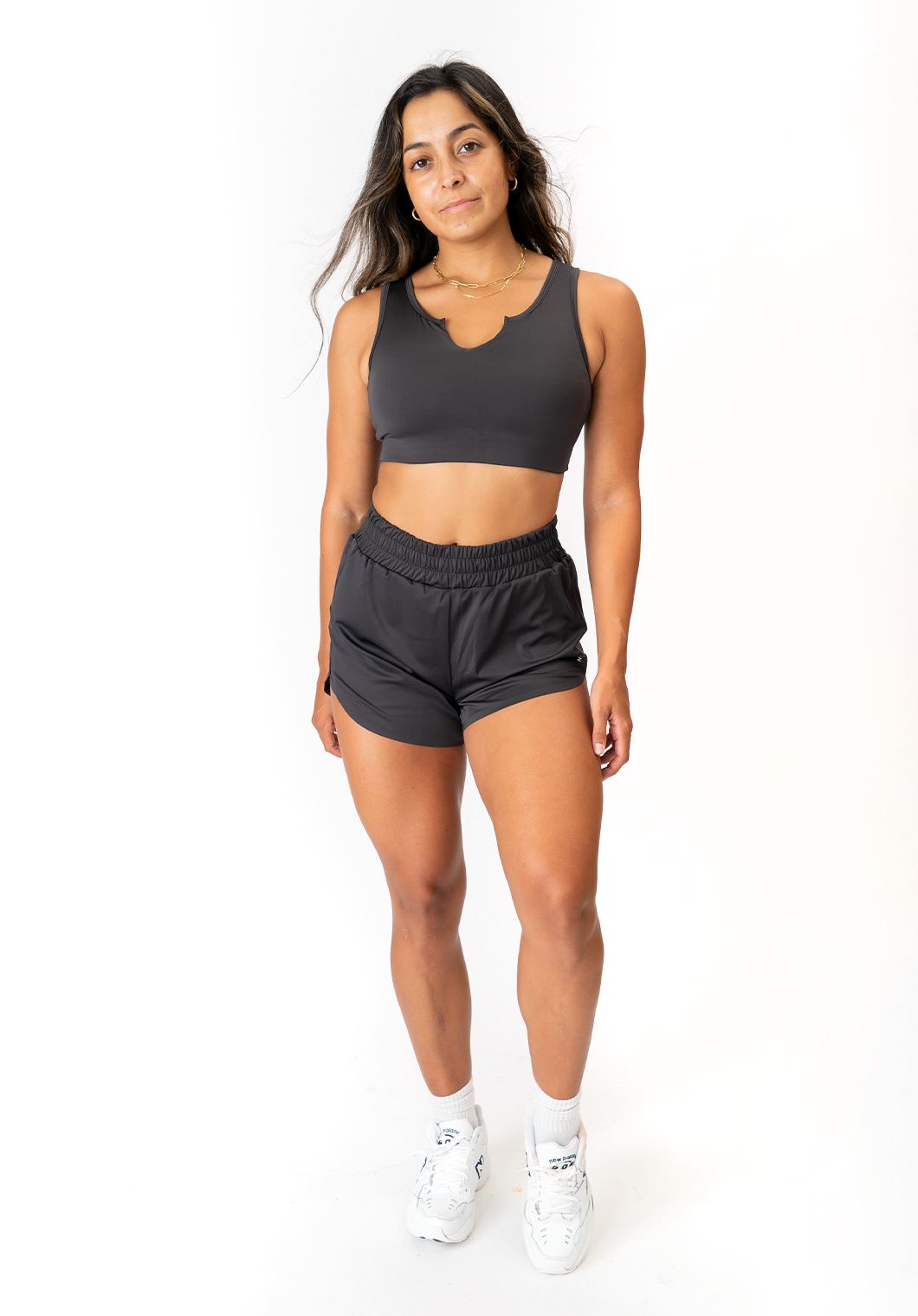 FeatherKnit Track Short 3.5" Black Shorts Paragon Fitwear 