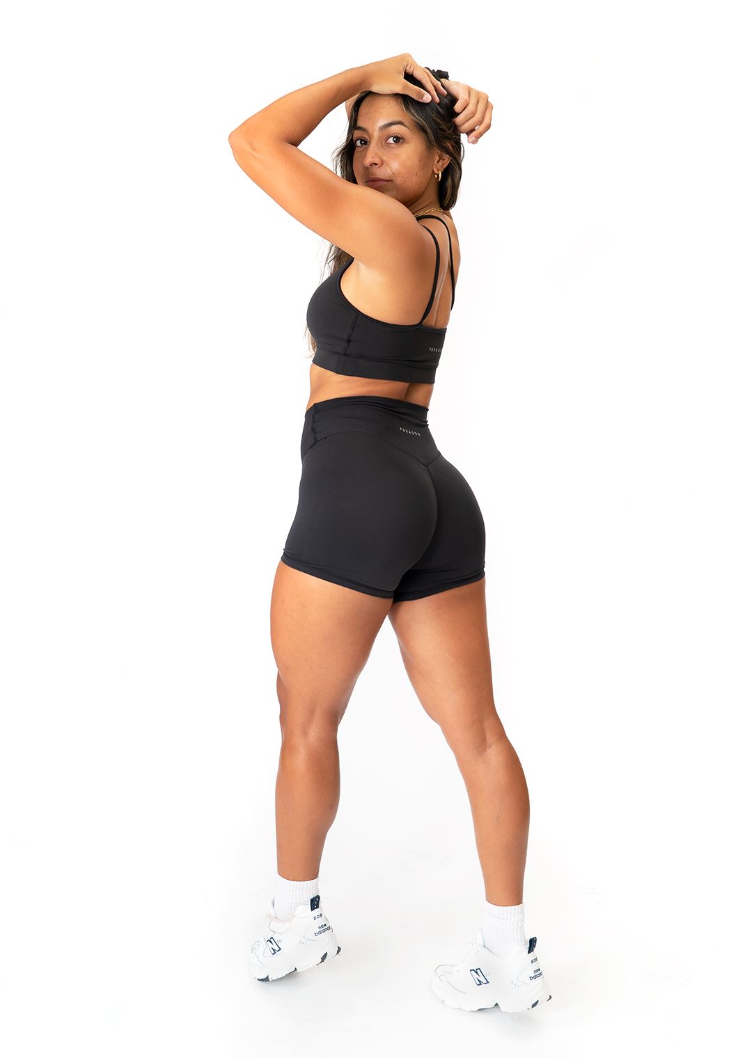 High Rise Naked Short 3.5’’ Black Shorts Paragon Fitwear 