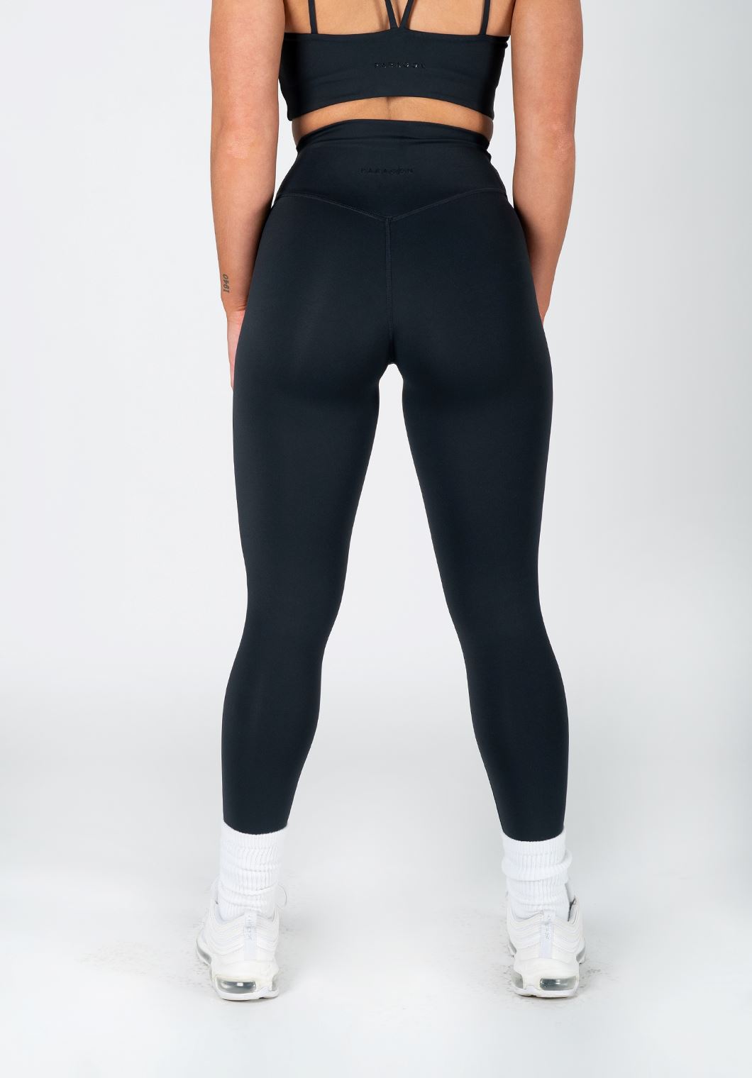 FlexSweat Crossover Legging 25" Black Leggings/Joggers Paragon Fitwear 