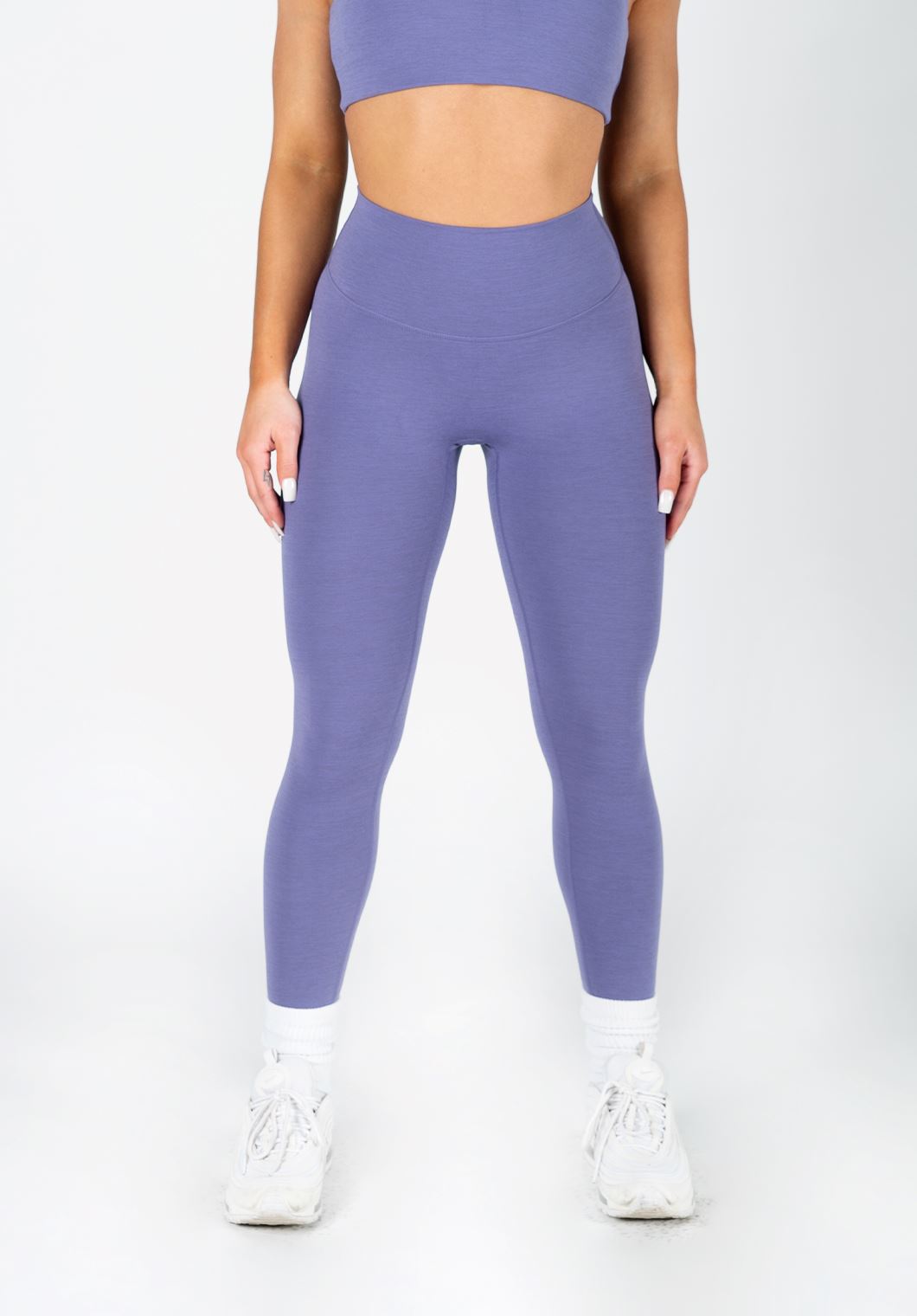 Reluna Spacedye Original Sculptseam Legging Purple Static Sports Bras Paragon Fitwear 