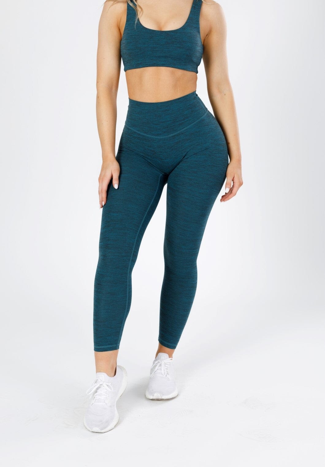 Reluna Spacedye Original Sculptseam Legging Green Static Sports Bras Paragon Fitwear 