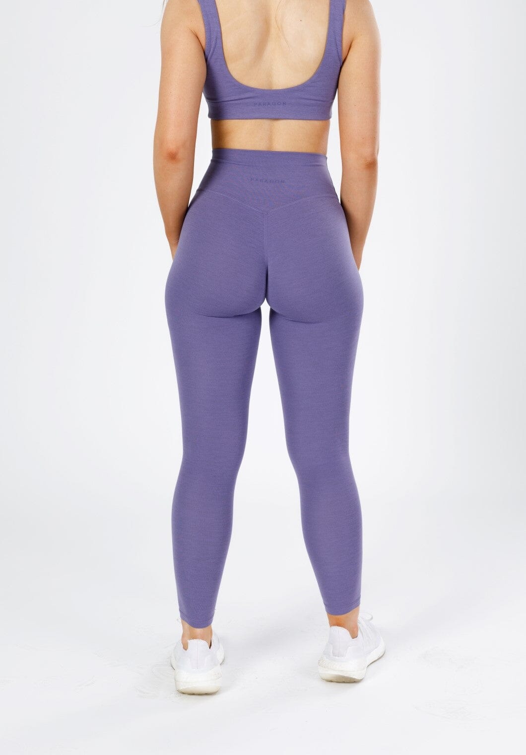 Reluna Spacedye Original Sculptseam Legging Purple Static Sports Bras Paragon Fitwear 