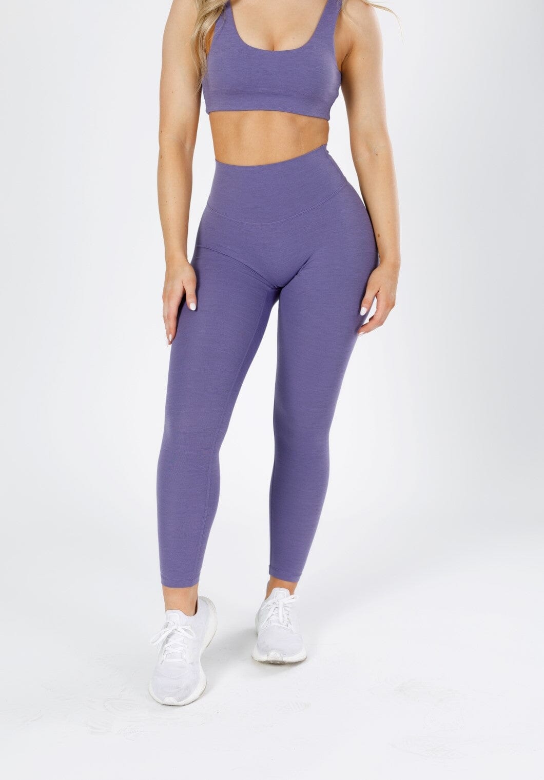 Reluna Spacedye Original Sculptseam Legging Purple Static Sports Bras Paragon Fitwear 